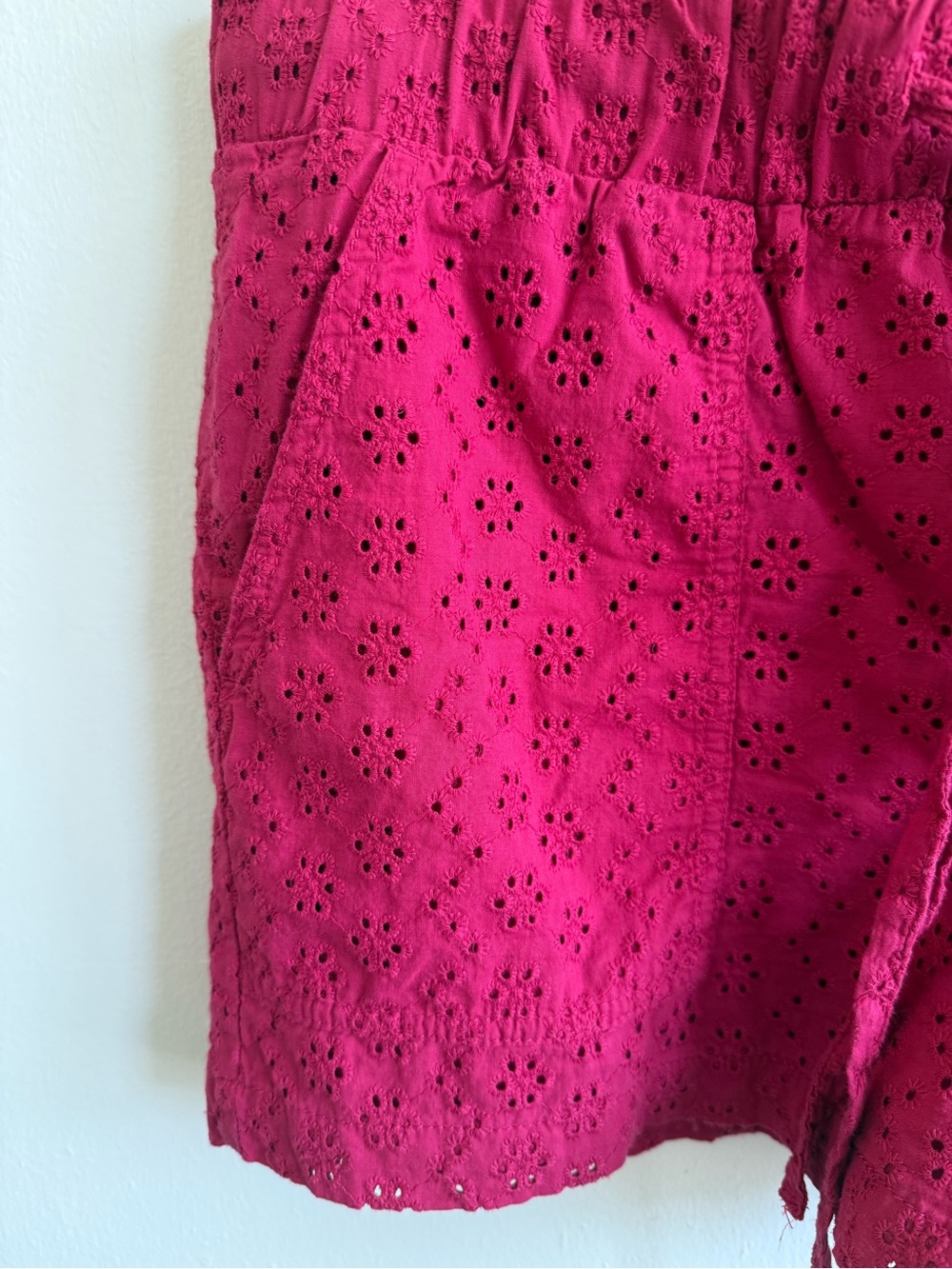 Loft Drawstring Eyelet Shorts - Picture 3 of 4